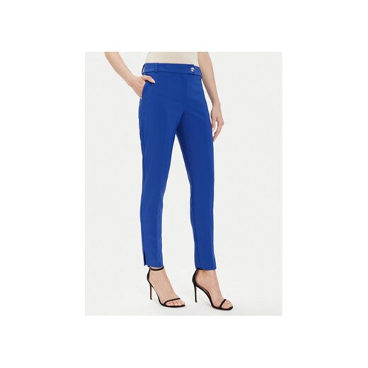 Rinascimento Spodnie materiałowe CFC0118281003 Niebieski Regular Fit ze sklepu MODIVO w kategorii Spodnie damskie - zdjęcie 172113102