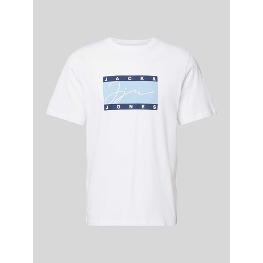 T-shirt z nadrukiem z logo model ‘JOSHUA’ ze sklepu Peek&Cloppenburg  w kategorii T-shirty męskie - zdjęcie 172115340