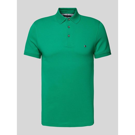 Koszulka polo o kroju slim fit z wyhaftowanym logo ze sklepu Peek&Cloppenburg  w kategorii T-shirty męskie - zdjęcie 172115474