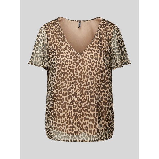 Bluzka ze zwierzęcym nadrukiem model ‘SMILLA’ ze sklepu Peek&Cloppenburg  w kategorii Bluzki damskie - zdjęcie 172115624