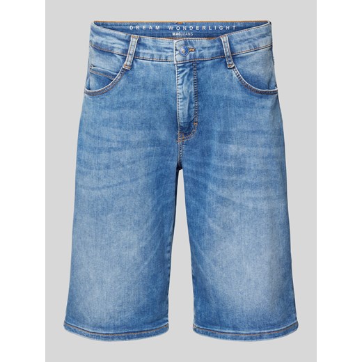 Szorty jeansowe o kroju regular fit z 5 kieszeniami ze sklepu Peek&Cloppenburg  w kategorii Szorty - zdjęcie 172115673
