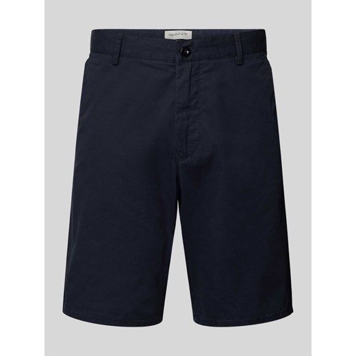 Szorty o kroju relaxed fit z zakładkami w pasie ze sklepu Peek&Cloppenburg  w kategorii Spodenki męskie - zdjęcie 172115680