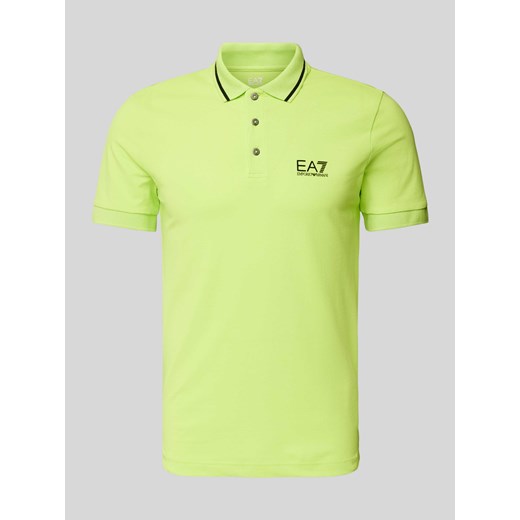 Koszulka polo o kroju slim fit z nadrukiem z logo ze sklepu Peek&Cloppenburg  w kategorii T-shirty męskie - zdjęcie 172115693
