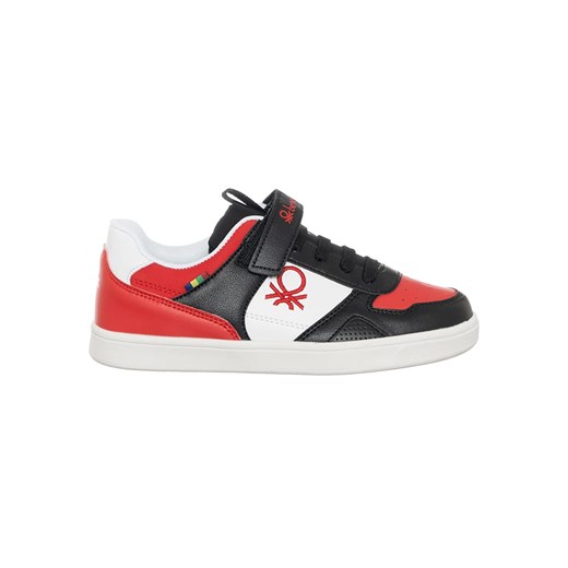 Benetton Sneakersy w kolorze czarno-biało-czerwonym ze sklepu Limango Polska w kategorii Buty sportowe dziecięce - zdjęcie 172118413