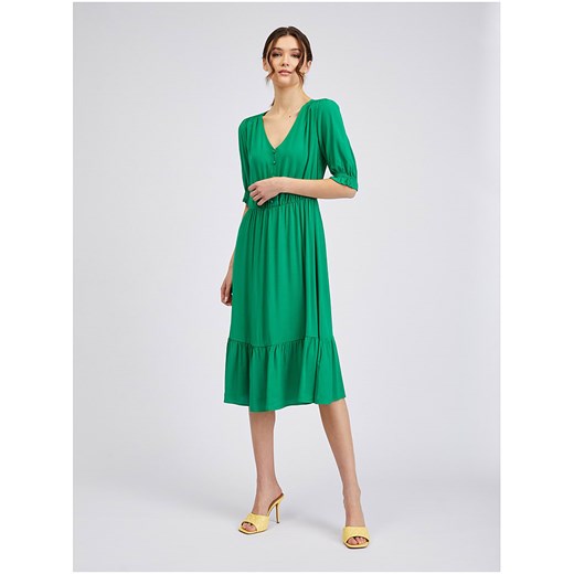 orsay Sukienka w kolorze zielonym ze sklepu Limango Polska w kategorii Sukienki - zdjęcie 172118631