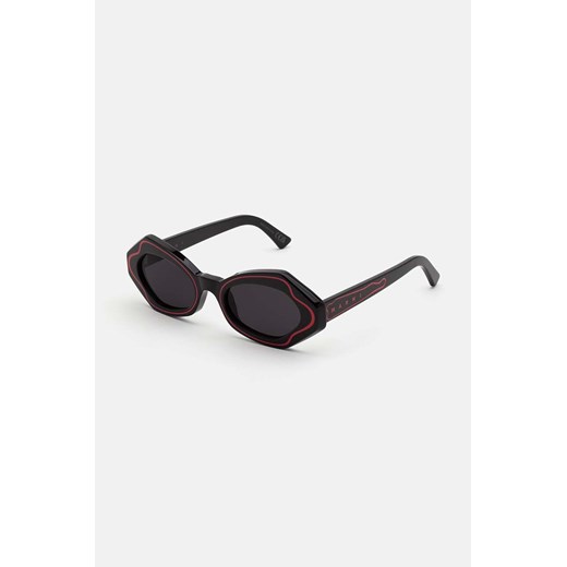 Marni okulary przeciwsłoneczne Unlahand kolor czarny EYMRN00064 001 N9L ze sklepu PRM w kategorii Okulary przeciwsłoneczne damskie - zdjęcie 172119070