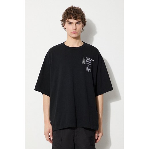 Undercover t-shirt bawełniany Tee męski kolor czarny z aplikacją UC1D4807.4 ze sklepu PRM w kategorii T-shirty męskie - zdjęcie 172119243