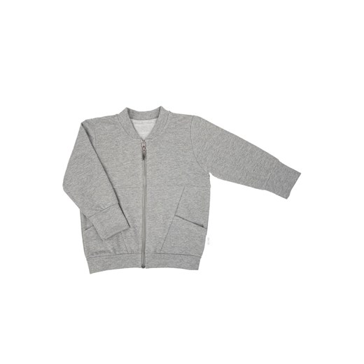 Bawełniana rozpinana bluza chłopięca w szarym kolorze ze sklepu 5.10.15 w kategorii Bluzy chłopięce - zdjęcie 172122070