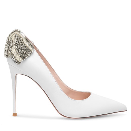 Czółenka EVA MINGE eleganckie na szpilce na wiosnę 