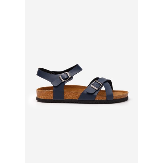 Granatowe sandały męskie Sebastian ze sklepu Zapatos w kategorii Sandały męskie - zdjęcie 172125711