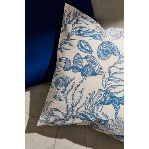 H & M - Poszewka na poduszkę outdoorową - Niebieski ze sklepu H&M w kategorii Poszewki na poduszki - zdjęcie 172126203