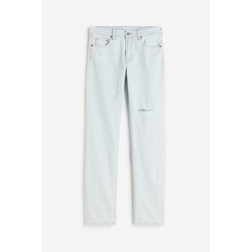 H & M - Straight Low Jeans - Niebieski H & M 46 H&M