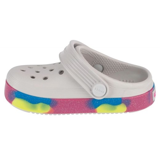 Klapki Crocs Off Court Glitter Band Clog T Jr 209717-1FS białe Crocs 25 ButyModne.pl