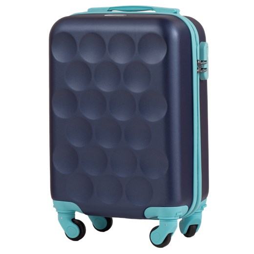 WINGS KIDS Walizka kabinowa twarda Little Bird Navy Blue 18" ze sklepu WINGS w kategorii Walizki - zdjęcie 172128004