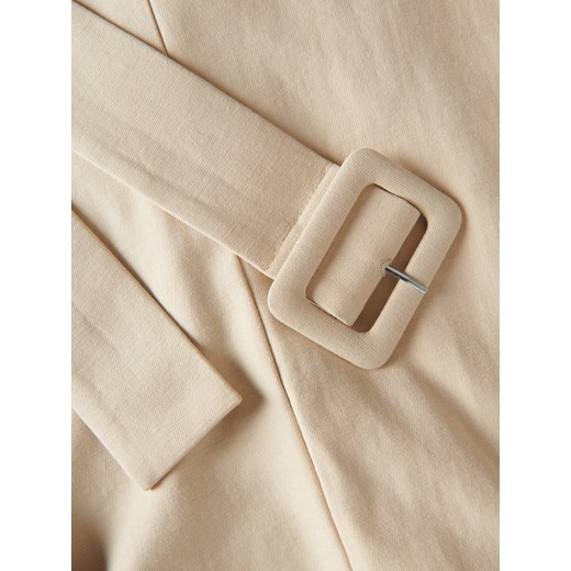 Reserved - Kombinezon z paskiem - beżowy Reserved S Reserved