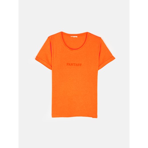 GATE Neonowa koszulka z haftem 34 ze sklepu gateshop w kategorii Bluzki damskie - zdjęcie 172133212