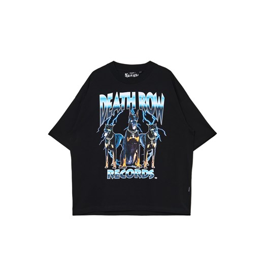 Cropp - Czarny t-shirt Death Row Records - czarny ze sklepu Cropp w kategorii T-shirty męskie - zdjęcie 172133900