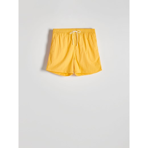 Reserved - Gładkie szorty plażowe - żółty ze sklepu Reserved w kategorii Kąpielówki - zdjęcie 172134712