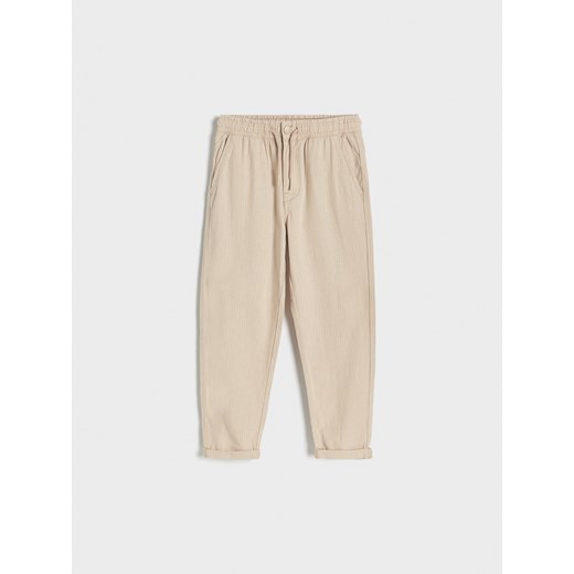 Reserved - Spodnie chino - beżowy ze sklepu Reserved w kategorii Spodnie chłopięce - zdjęcie 172135100