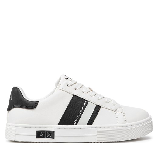 Buty sportowe damskie Armani Exchange sneakersy sznurowane płaskie
