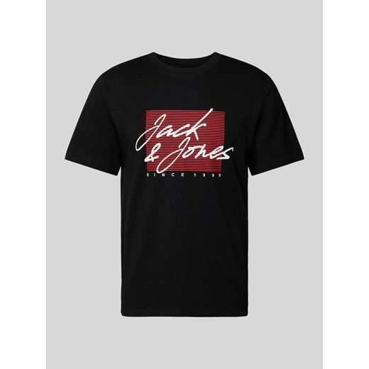T-shirt z nadrukiem z logo model ‘JOSHUA’ ze sklepu Peek&Cloppenburg  w kategorii T-shirty męskie - zdjęcie 172136712