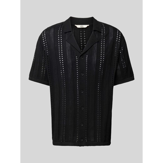 Koszula casualowa o kroju regular fit z ażurowym wzorem model ‘JON’ ze sklepu Peek&Cloppenburg  w kategorii Koszule męskie - zdjęcie 172136774