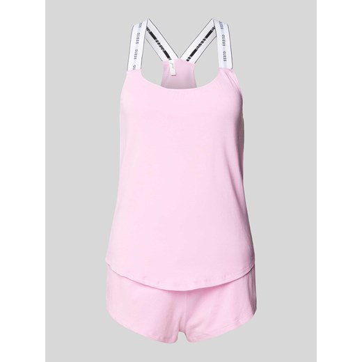 Piżama z detalami z logo model ‘CARRIE’ ze sklepu Peek&Cloppenburg  w kategorii Piżamy damskie - zdjęcie 172136840