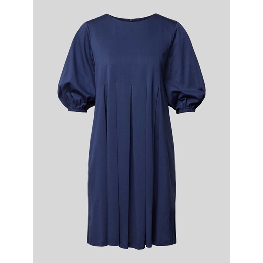 Sukienka o długości do kolan z wiązanym paskiem model ‘JUMBO’ ze sklepu Peek&Cloppenburg  w kategorii Sukienki - zdjęcie 172136962