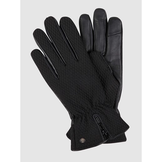 Rękawiczki do ekranów dotykowych z obszyciem ze skóry ze sklepu Peek&Cloppenburg  w kategorii Rękawiczki damskie - zdjęcie 172136964