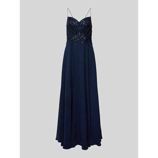 Sukienka wieczorowa z obszyciem cekinami ze sklepu Peek&Cloppenburg  w kategorii Sukienki - zdjęcie 172136984