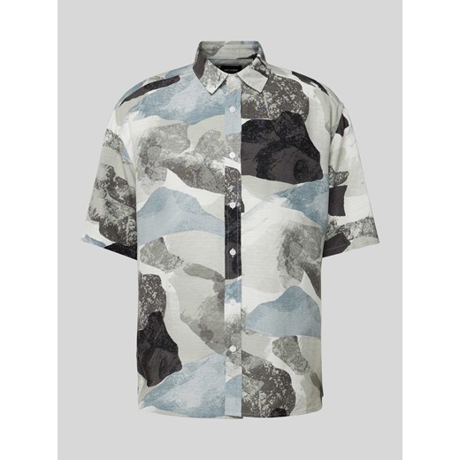 Koszula casualowa ze wzorem na całej powierzchni model ‘BUD’ ze sklepu Peek&Cloppenburg  w kategorii Koszule męskie - zdjęcie 172137012