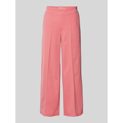 Spodnie materiałowe z szeroką,skróconą nogawką model ‘KATE’ ze sklepu Peek&Cloppenburg  w kategorii Spodnie damskie - zdjęcie 172137094