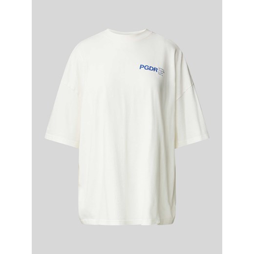 T-shirt o kroju oversized z nadrukiem z logo i napisem model ‘HABANA’ ze sklepu Peek&Cloppenburg  w kategorii Bluzki damskie - zdjęcie 172137203