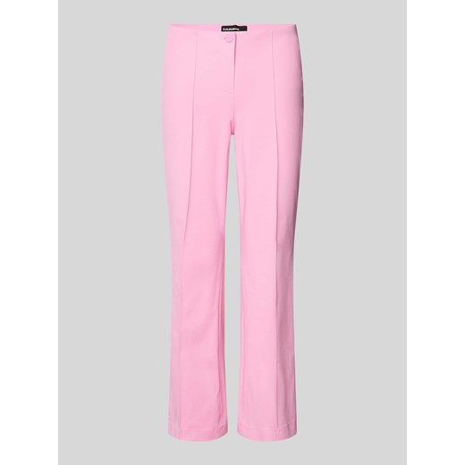 Spodnie materiałowe z poszerzaną nogawką o skróconym kroju model ‘ROS EASY KICK’ ze sklepu Peek&Cloppenburg  w kategorii Spodnie damskie - zdjęcie 172137304