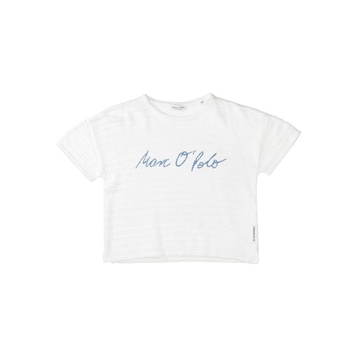 Marc O&apos;Polo Junior Koszulka w kolorze białym ze sklepu Limango Polska w kategorii Bluzki dziewczęce - zdjęcie 172137852
