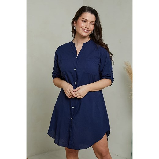Curvy Lady Sukienka w kolorze granatowym ze sklepu Limango Polska w kategorii Sukienki - zdjęcie 172137954