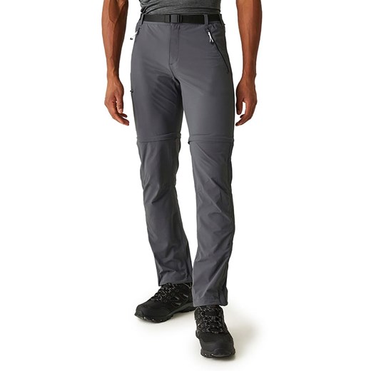 Regatta Spodnie funkcyjne Zipp-Off &quot;Xert III&quot; w kolorze antracytowym ze sklepu Limango Polska w kategorii Spodnie męskie - zdjęcie 172138362