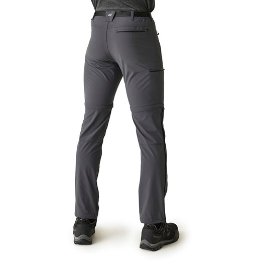 Regatta Spodnie funkcyjne Zipp-Off &quot;Xert III&quot; w kolorze antracytowym Regatta 48 okazyjna cena Limango Polska