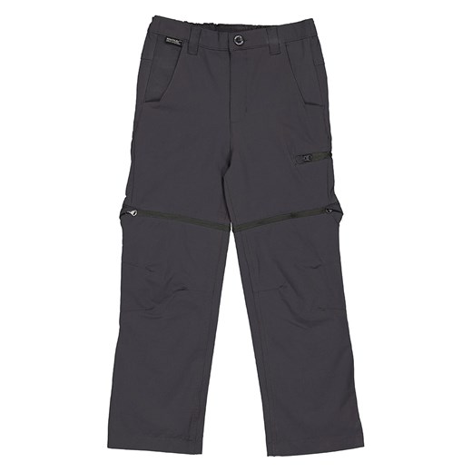 Regatta Spodnie funkcyjne Zipp-Off &quot;Highton&quot; w kolorze antracytowym ze sklepu Limango Polska w kategorii Spodnie chłopięce - zdjęcie 172138730