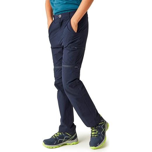 Regatta Spodnie funkcyjne Zipp-Off &quot;Highton&quot; w kolorze granatowym ze sklepu Limango Polska w kategorii Spodnie chłopięce - zdjęcie 172138733
