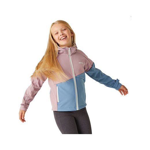 Regatta Kurtka softshellowa &quot;Acidity VII&quot; w kolorze jasnoróżowo-błękitnym ze sklepu Limango Polska w kategorii Kurtki dziewczęce - zdjęcie 172138744