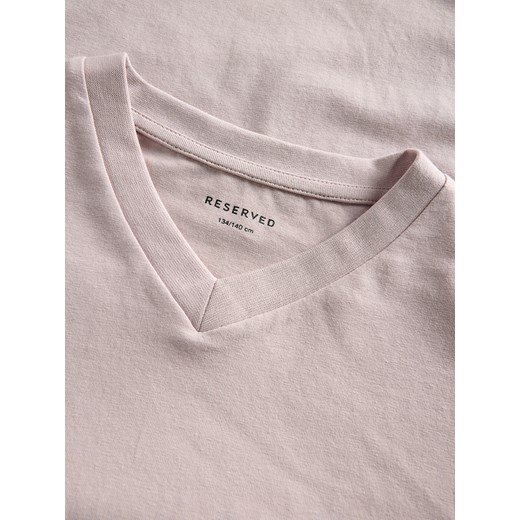Reserved - T-shirt z nadrukiem - jasnofioletowy Reserved 170 (13-14 lat) Reserved