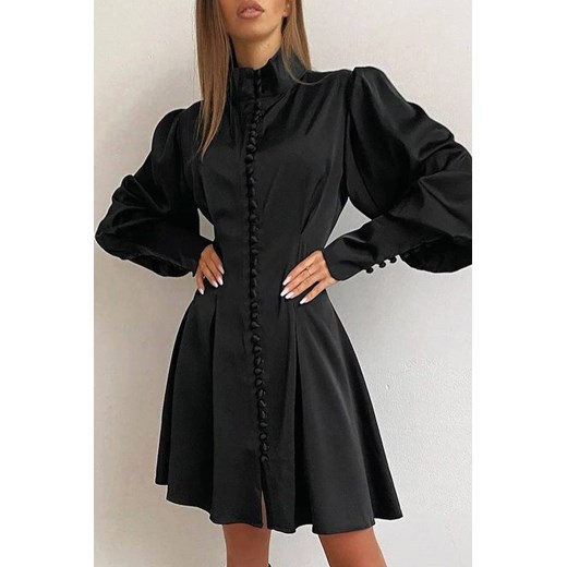 Sukienka KALMITA BLACK ze sklepu Ivet Shop w kategorii Sukienki - zdjęcie 172142220
