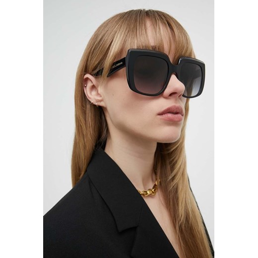 Dolce &amp; Gabbana okulary przeciwsłoneczne damskie kolor czarny 0DG4414 ze sklepu ANSWEAR.com w kategorii Okulary przeciwsłoneczne damskie - zdjęcie 172142711