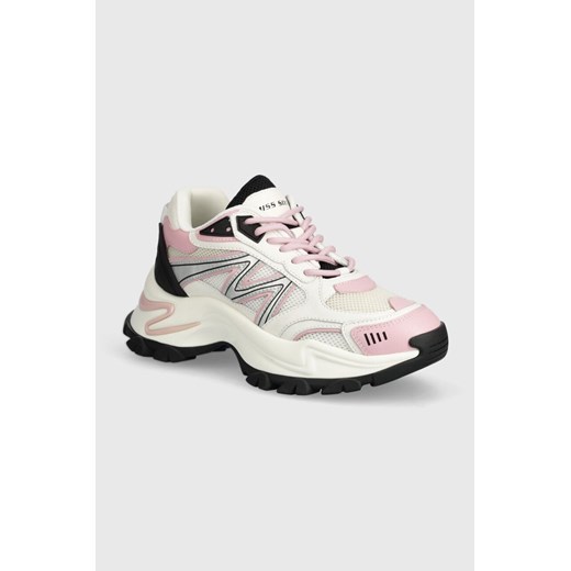 Miss Sixty sneakersy QJ8620 SHOES kolor różowy 6L1QJ8620000 ze sklepu ANSWEAR.com w kategorii Buty sportowe damskie - zdjęcie 172143444