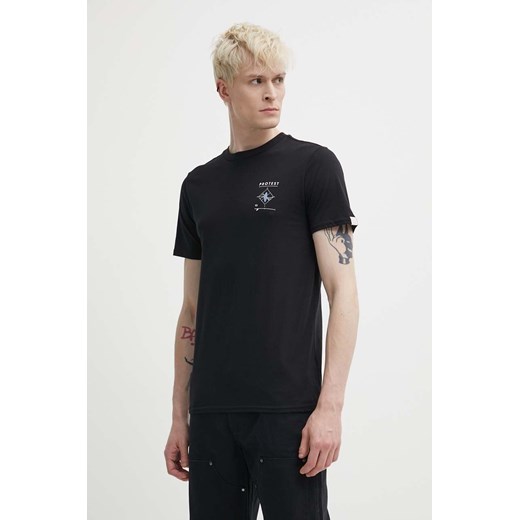 Protest t-shirt męski w nadruki bawełniany z krótkim rękawem w stylu młodzieżowym