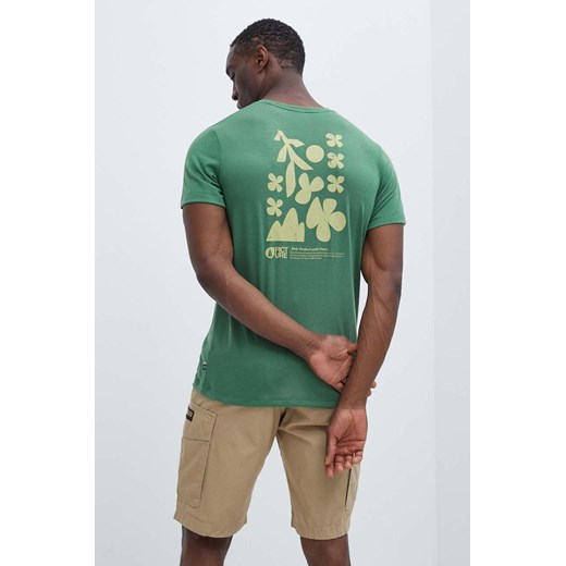 Picture t-shirt sportowy Timont Urban kolor zielony z nadrukiem MTS898 ze sklepu ANSWEAR.com w kategorii T-shirty męskie - zdjęcie 172144221