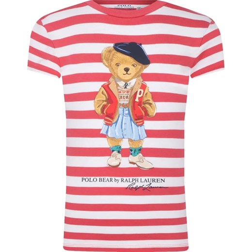 POLO RALPH LAUREN T-shirt | Regular Fit ze sklepu Gomez Fashion Store w kategorii Bluzki dziewczęce - zdjęcie 172144530
