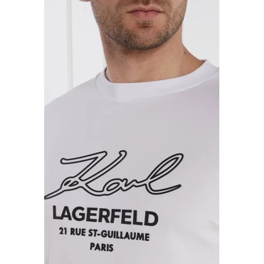 T-shirt męski Karl Lagerfeld z bawełny 