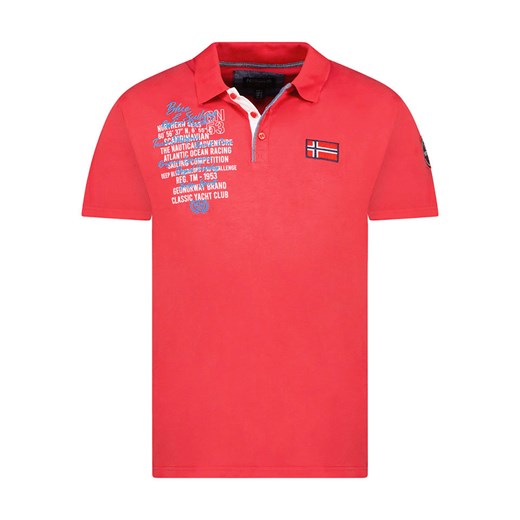 Geographical Norway Koszulka polo w kolorze czerwonym ze sklepu Limango Polska w kategorii T-shirty męskie - zdjęcie 172149913
